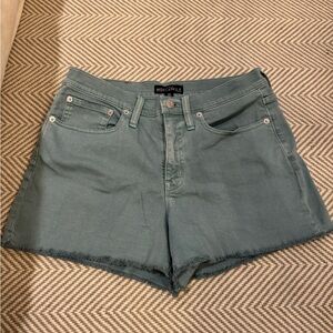 Madewell Women's Teal Jean Shorts